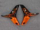 2007-2008 Glossy Black Orange Flame Honda CBR600RR Motorcycle Fairings UK