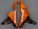 2007-2008 Glossy Black Orange Flame Honda CBR600RR Motorcycle Fairings UK