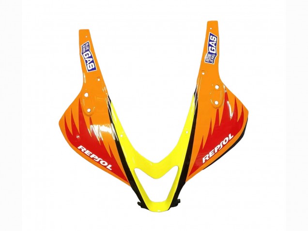 2007-2008 Yellow Orange Glossy Black Rossi Repsol Honda CBR600RR Motorcycle Fairings UK