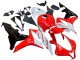 2007-2008 White Red Glossy Black Honda CBR600RR Motorcycle Fairing UK