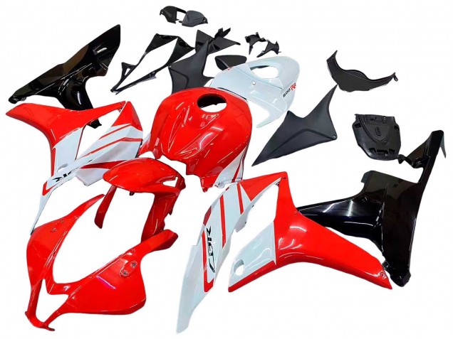 2007-2008 White Red Glossy Black Honda CBR600RR Motorcycle Fairing UK