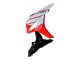 2007-2008 White Red Glossy Black Honda CBR600RR Motorcycle Fairing UK