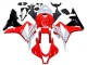 2007-2008 White Red Glossy Black Honda CBR600RR Motorcycle Fairing UK