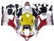 2007-2008 White Yellow Red Repsol HRC Honda CBR600RR Motorcycle Fairings UK