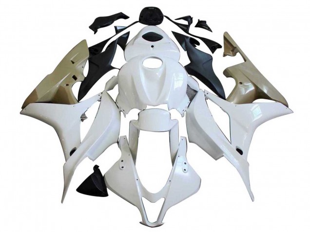 2007-2008 Silver White Honda CBR600RR Motorcycle Fairings UK