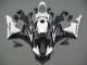 2007-2008 White Black Racing Honda CBR600RR Motorcycle Fairings UK