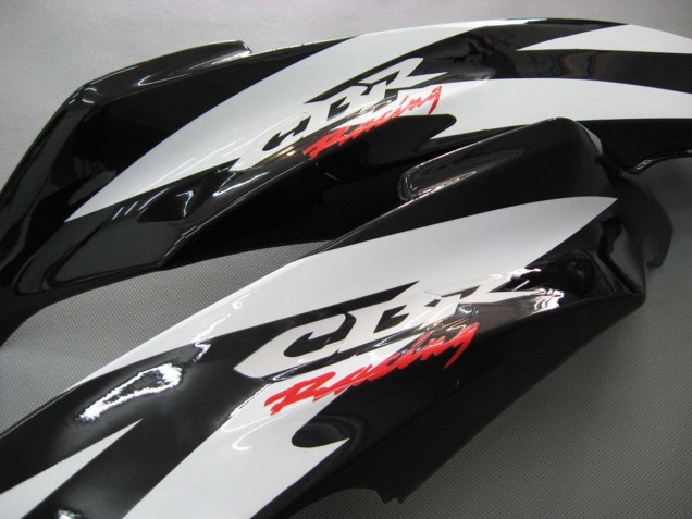 2007-2008 White Black Racing Honda CBR600RR Motorcycle Fairings UK