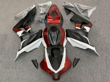 Buy 2007-2008 White Red Matte Black Honda CBR600RR Motorcycle Fairings UK