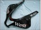 2007-2008 Glossy Black White West Honda CBR600RR Motorcycle Fairings UK