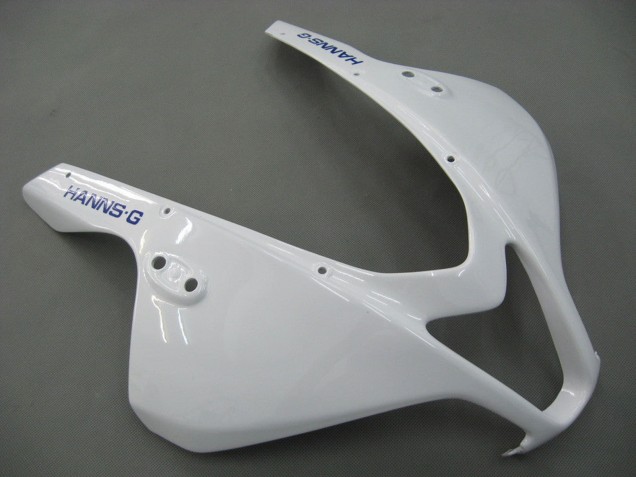 2007-2008 White Green Yellow Glossy Black Hannspree Honda CBR600RR Motorcycle Fairings UK