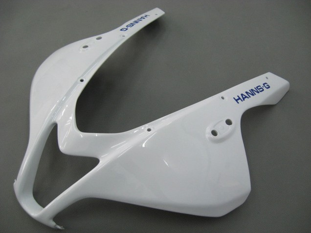 2007-2008 White Green Yellow Glossy Black Hannspree Honda CBR600RR Motorcycle Fairings UK