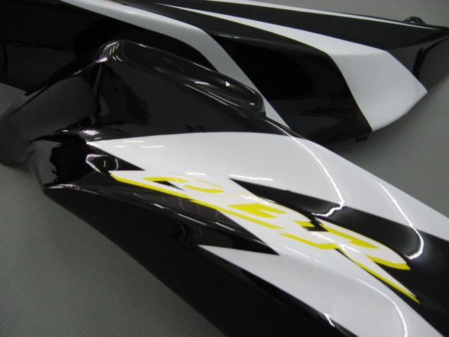 2007-2008 White Green Yellow Glossy Black Hannspree Honda CBR600RR Motorcycle Fairings UK