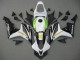 2007-2008 White Green Yellow Glossy Black Hannspree Honda CBR600RR Motorcycle Fairings UK
