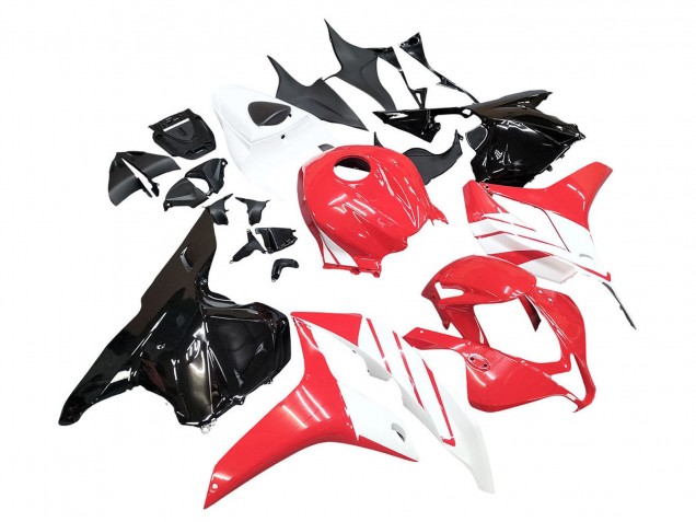2009-2012 White Red Glossy Black Honda CBR600RR Motorcycle Fairing Kits UK