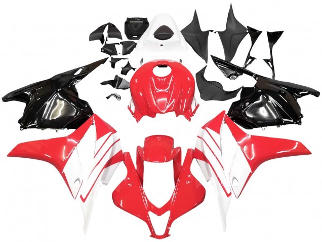 2009-2012 White Red Glossy Black Honda CBR600RR Motorcycle Fairing Kits UK
