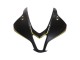 2009-2012 Matte Black Gold Honda CBR600RR Motorcycle Fairings UK