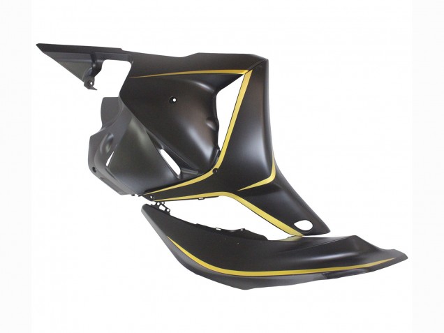 2009-2012 Matte Black Gold Honda CBR600RR Motorcycle Fairings UK