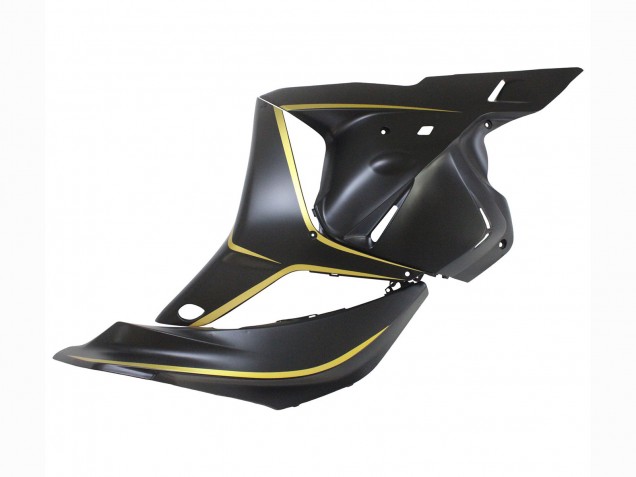 2009-2012 Matte Black Gold Honda CBR600RR Motorcycle Fairings UK