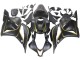 2009-2012 Matte Black Gold Honda CBR600RR Motorcycle Fairings UK