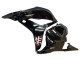 2009-2012 White Cherry Blossom Glossy Black Honda CBR600RR Motorcycle Fairings UK