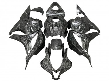 Buy 2009-2012 Black Forged Carbon Fiber Honda CBR600RR Motorcycle Fairings UK
