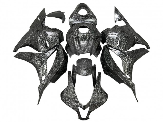 2009-2012 Black Forged Carbon Fiber Honda CBR600RR Motorcycle Fairings UK