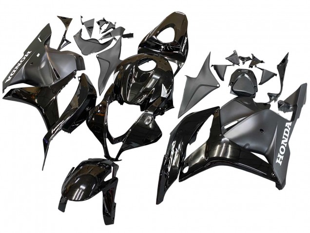 2009-2012 Glossy Black Matte Black Honda CBR600RR Motorcycle Fairings UK