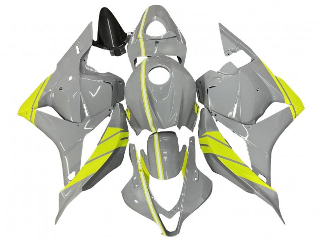 2009-2012 Nardo Grey Yellow Honda CBR600RR Motorcycle Fairing Kits UK