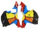 2009-2012 Black Multicolor MoviStar Honda CBR600RR Motorcycle Fairings UK