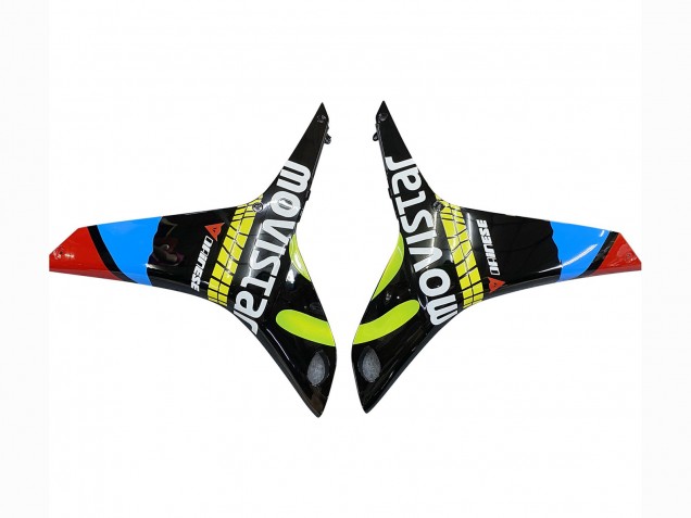 2009-2012 Black Multicolor MoviStar Honda CBR600RR Motorcycle Fairings UK
