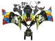 2009-2012 Black Multicolor MoviStar Honda CBR600RR Motorcycle Fairings UK
