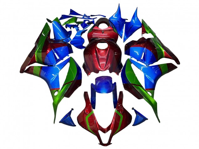 2009-2012 Blue Red Green Honda CBR600RR Motorcycle Fairings UK