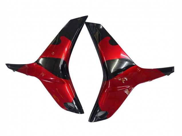 2009-2012 Red Glossy Black Honda CBR600RR Motorcycle Fairings UK