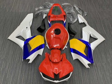 Buy 2009-2012 White Blue Yellow Red Honda CBR600RR Motorcycle Fairings UK