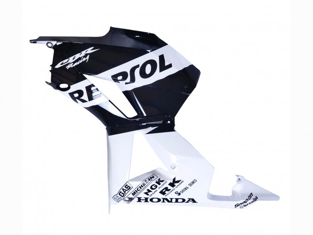 2013-2026 White Glossy Black Repsol Honda CBR600RR Motorcycle Fairings UK