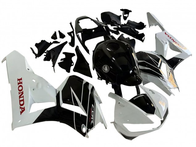 2013-2026 White Glossy Black Honda CBR600RR Motorcycle Fairing Kits UK