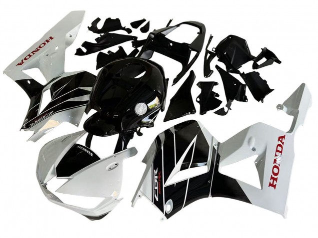2013-2026 White Glossy Black Honda CBR600RR Motorcycle Fairing Kits UK