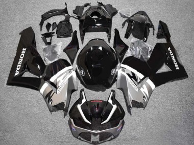Buy 2013-2023 Silver Glossy Black Honda CBR600RR Motorcycle Fairings UK