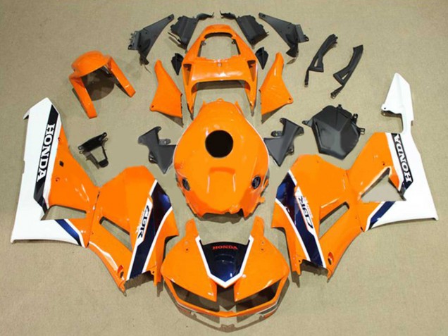 2013-2026 White Orange Dark Blue Honda CBR600RR Motorcycle Fairings UK