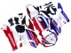 2013-2026 White Red Blue Honda CBR600RR Motorcycle Fairing UK