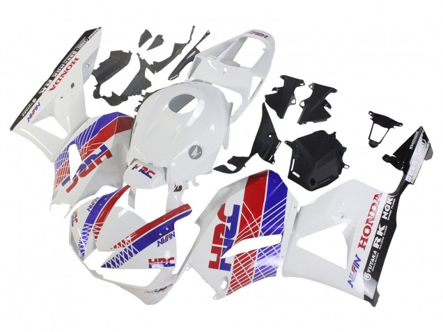 2013-2026 White Red Blue HRC Honda CBR600RR Motorcycle Fairing UK