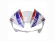 2013-2026 White Red Blue HRC Honda CBR600RR Motorcycle Fairing UK
