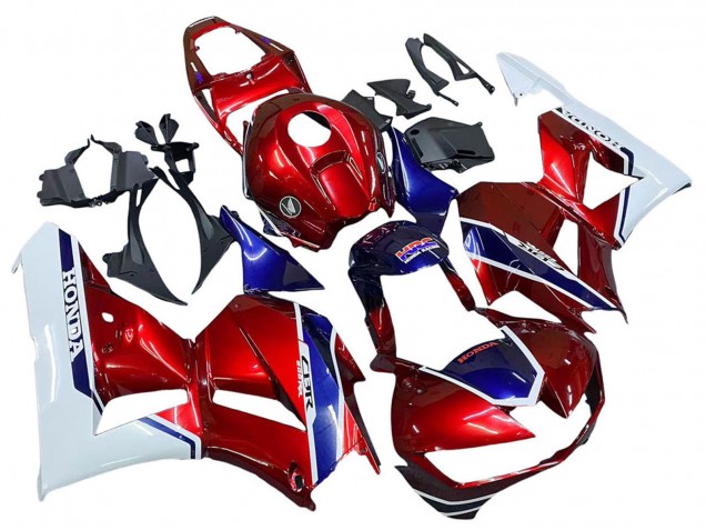2013-2026 White Red Blue HRC Honda CBR600RR Motorcycle Fairings UK
