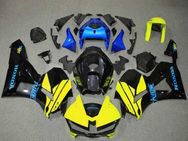 Buy 2013-2023 Blue Yellow Glossy Black Honda CBR600RR Motorcycle Fairings UK