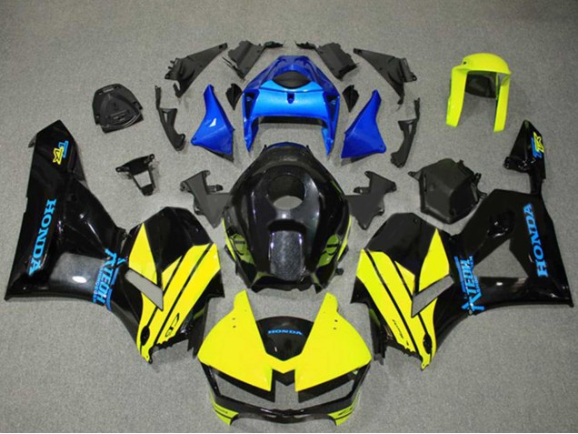2013-2026 Blue Yellow Glossy Black Honda CBR600RR Motorcycle Fairings UK