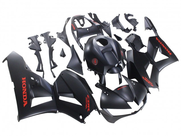 2013-2023 Matte Black Red Decals Honda CBR600RR Motorcycle Fairings UK