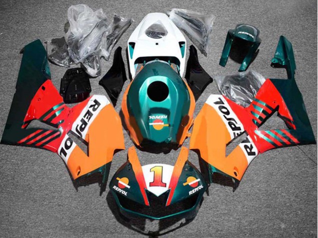 2013-2026 Orange White Red Glossy Black Dark Green Repsol 1 Honda CBR600RR Motorcycle Fairings UK