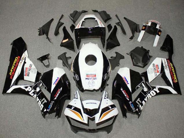 2013-2026 White Gold Glossy Black HRC Honda CBR600RR Motorcycle Fairings UK