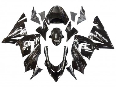 Buy 2004-2005 Glossy Black Ninja Kawasaki ZX10R Motorcycle Fairings UK