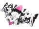 2004-2005 Black Pink White Playboy Motul Kawasaki ZX10R Motorcycle Fairings UK